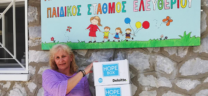Deloitte Foundation offered 1,2 tons of food to the ‘’Agrotiki Paidiki Fwlia’’ in Thessaloniki