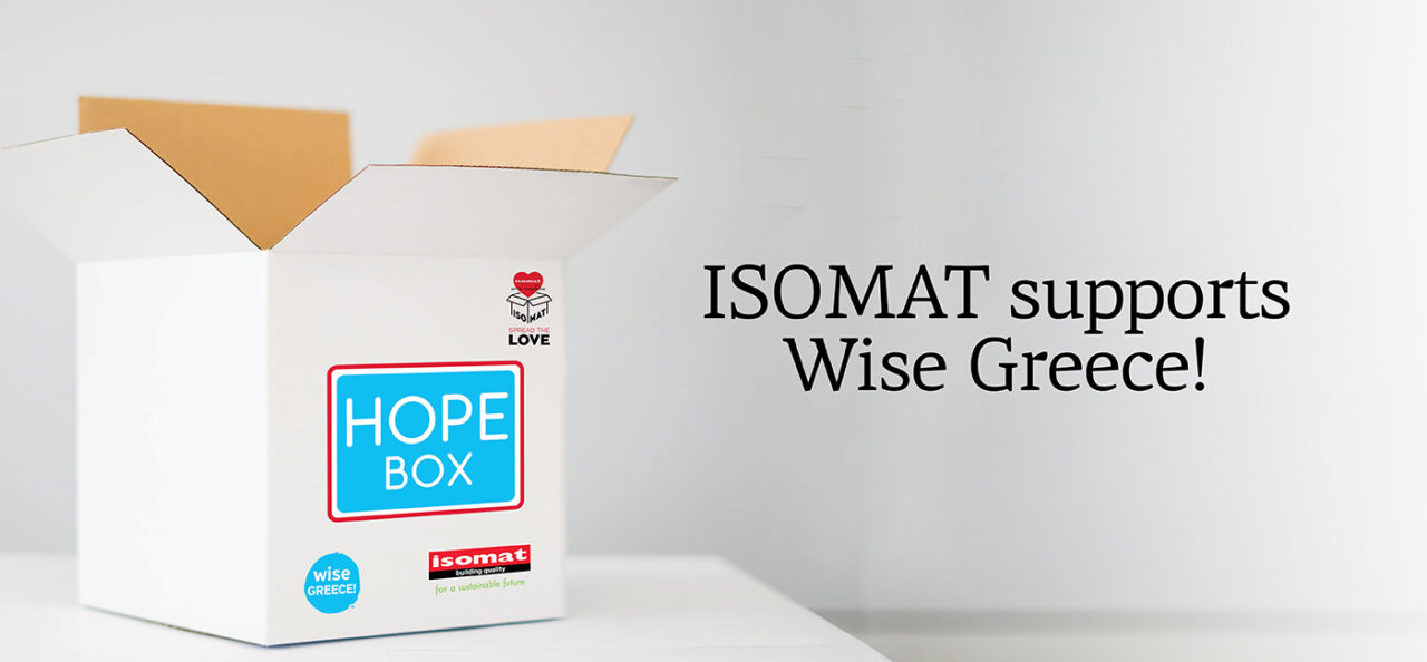 H ISOMAT υποστηρίζει το πρόγραμμα Hope Boxes