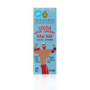 Holigreen handamade energy bar cocoa-sour cherry