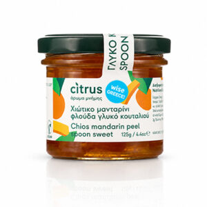 Chios mandarin peel spoon sweet